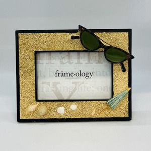Frameology Beach Vacation Sand Sunglasses Summer Frame 4x6